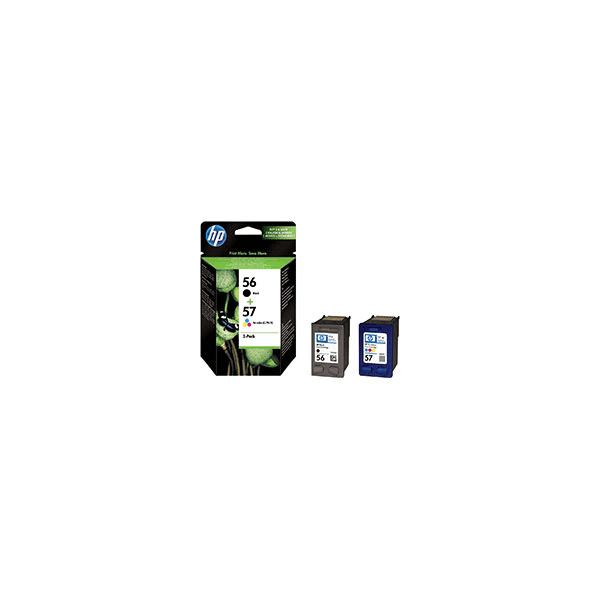 HP 56 / 57 (C6656ae / C6657ae) Black and Colour Ink Cartridge Pack (Original)