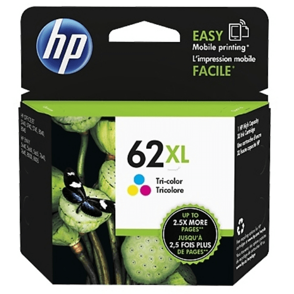 HP 62XL Tri-Colour High Capacity Ink Cartridge (Original)