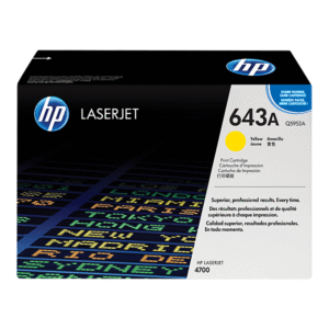 HP 643A Yellow Toner Cartridge (Original) – Q5952A