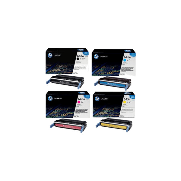 HP 645A (C9730 / C9731 / C9733 / C9732) Original Black and Colour Toner Cartridge Pack