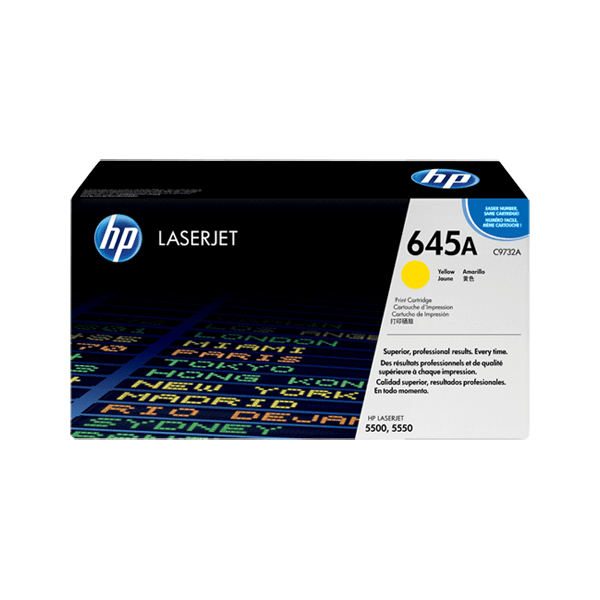 HP 645A Yellow Toner Cartridge (Original) - C9732A