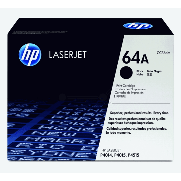 HP 64A Black Toner Cartridge (Original) - CC364A