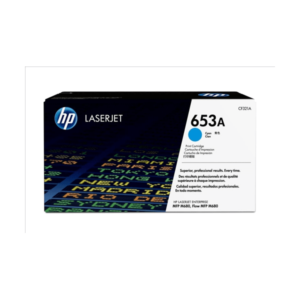 HP 653A Cyan Toner Cartridge (Original) - CF321A