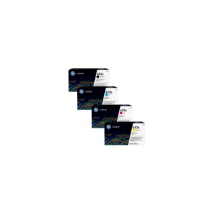 HP 653X/653A (CF320X/21A/23A/22A) Original Toner Cartridge 4 Pack