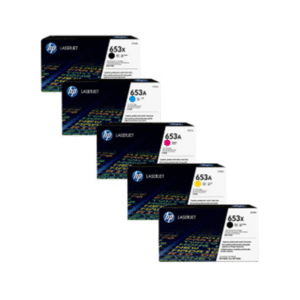 HP 653X/653A (CF320X/21A/23A/22A) Original Toner Cartridge 5 Pack