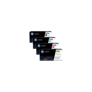 HP 655A (CF450A/51A/52A/53A) Original Black Colour Toner Cartridge 4 pack