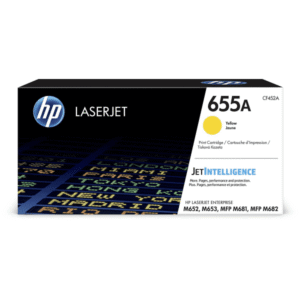 HP 655A Yellow Toner Cartridge (Original) – CF452A