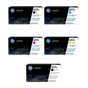 HP 657X (CF470X/71X/72X/73X) Original High Capacity Black & Colour Toner Cartridge 5 Pack
