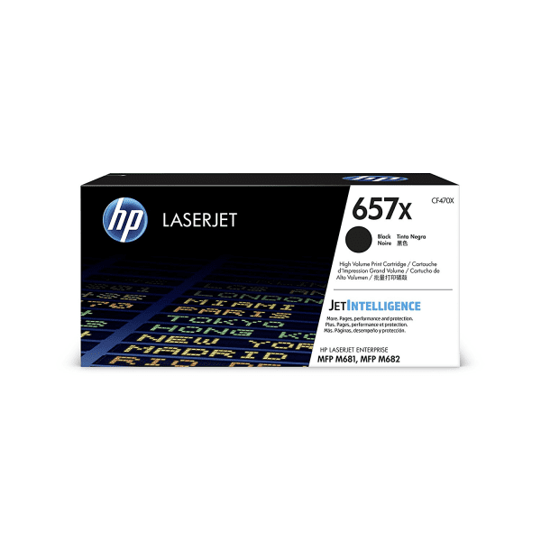 HP 657X Black High Capacity Toner Cartridge (Original) - CF470X