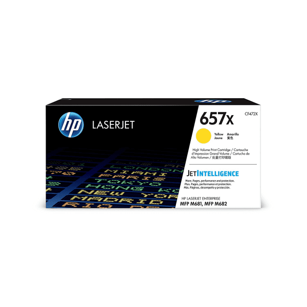 HP 657X Yellow High Capacity Toner Cartridge (Original) - CF472X