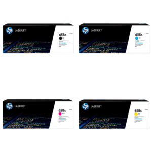 HP 658A (W2000A/W2001A/W2002A/W2003A) Original Black and Colour Toner Cartridge Pack