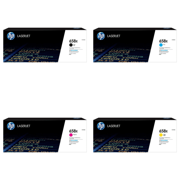 HP 658X (W2000X/W2001X/W2002X/W2003X) Original Black and Colour Toner Cartridge Pack