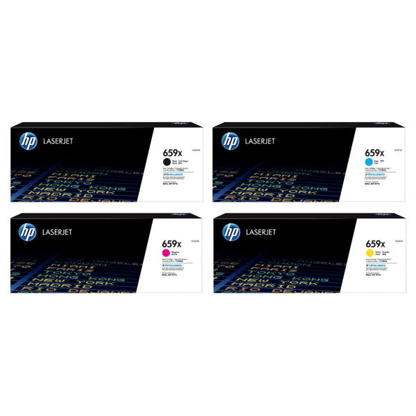HP 659X Original Black & Colour High Capacity Toner Cartridge Multipack - (W2010X/11X/12X/13X)