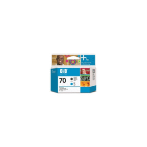 HP 70 (C9404A) Matte Black and Cyan Printhead (Original)