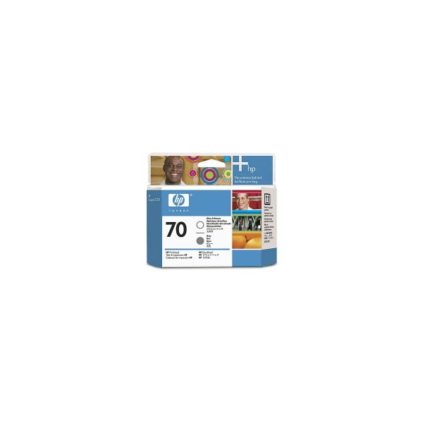 HP 70 (C9410A) Gloss Enhancer and Grey Printhead (Original)