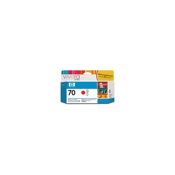 HP 70 (C9456A) Red Ink Cartridge (Original)