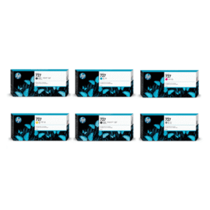 HP 727 Original Extra High Capacity Black & Colour Ink Cartridge Multipack