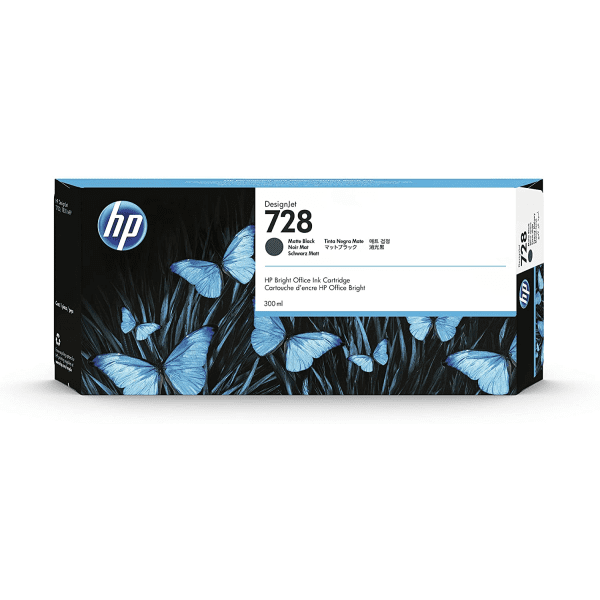 HP 728 Matte Black Extra High Capacity Ink Cartridge (Original)