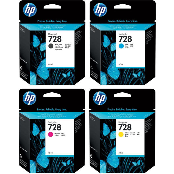 HP 728 Original Ink Cartridge Multipack