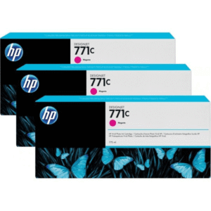 HP 771C (B6Y33A) Original Magenta Ink Cartridge 3 Pack
