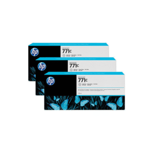 HP 771C (B6Y38A) Original Light Grey Ink Cartridge 3 Pack
