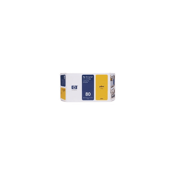 HP 80 Yellow High Capacity Ink Cartridge (Original)