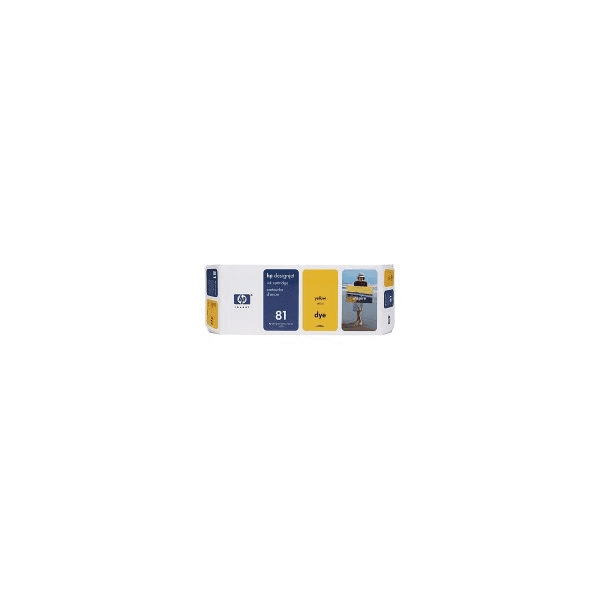 HP 81 Yellow Ink Cartridge (Original)