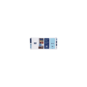 HP 81 (C4954A) Light Cyan Printhead and Printhead Cleaner (Original)