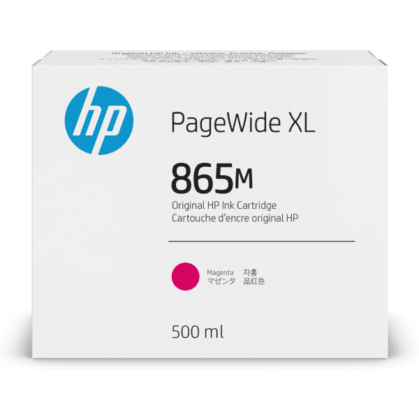 HP 865M PageWide XL Magenta High Capacity Ink Cartridge (Original)