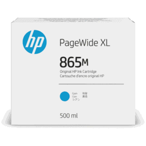 HP 865M PageWide XL Cyan High Capacity Ink Cartridge (Original)