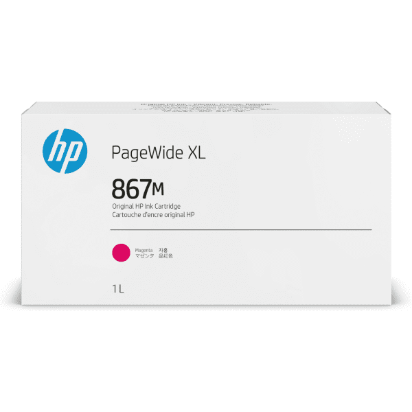 HP 867M PageWide XL Magenta High Capacity Ink Cartridge (Original)
