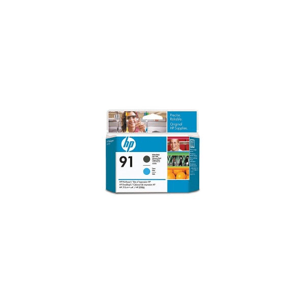 HP 91 (C9460A) Original Matte Black and Cyan Printhead