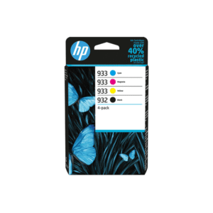 HP 932 / 933 Black and Colour Ink Cartridge 4 Pack (Original)