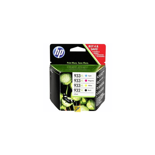 HP 932XL / 933XL Original High Capacity Ink Cartridge 4 Pack