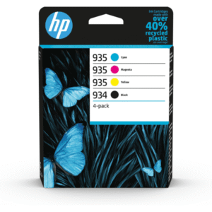 HP 934 / 935 Original Black and Colour Ink Cartridge 4 Pack
