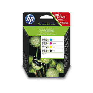 HP 934XL / 935XL Original Black and Colour Ink Cartridge 4 Pack