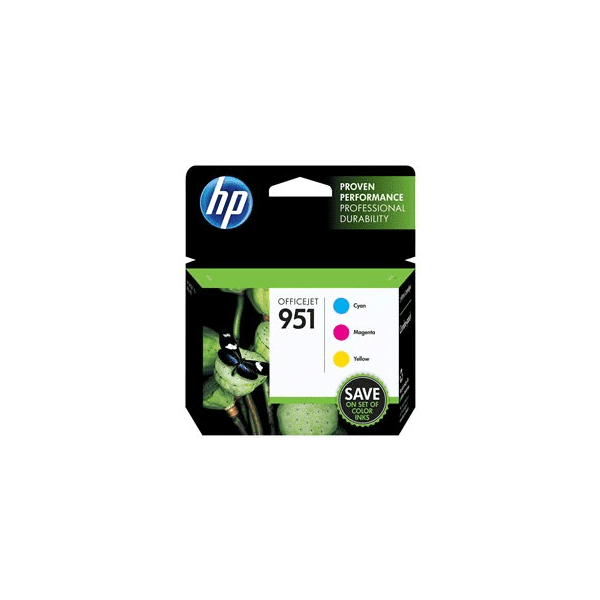 HP 951 Colour Ink Cartridge 3 Pack (Original)