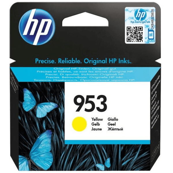 HP 953 (F6U14AE) Yellow Ink Cartridge (Original)