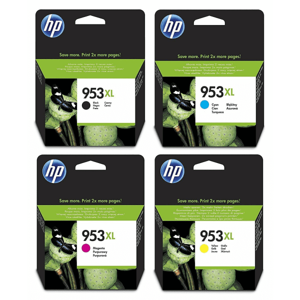 HP 953XL (3HZ52AE) Original High Capacity Black and Colour Ink Cartridge Multipack
