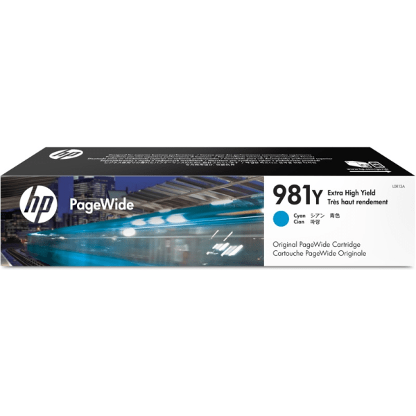 HP 981Y Cyan Extra High Capacity Pagewide Ink Cartridge (Original)