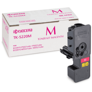 Kyocera TK-5220M Magenta Toner Cartridge (Original)