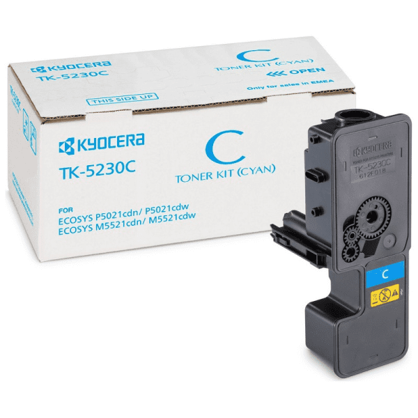 Kyocera TK-5230C Cyan High Capacity Toner Cartridge (Original)