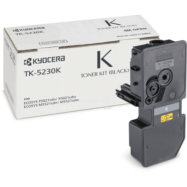 Kyocera TK-5230K Black High Capacity Toner Cartridge (Original)