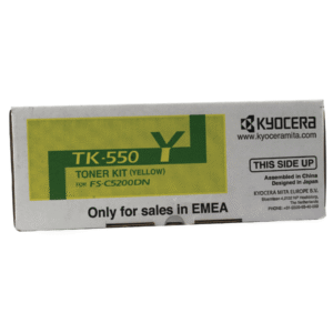Kyocera TK-550Y Yellow Toner Cartridge (Original)