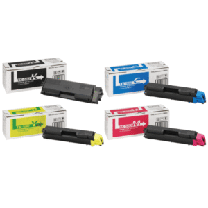 Kyocera TK-580BK/C/M/Y Original Black & Colour Toner Cartridge Multipack