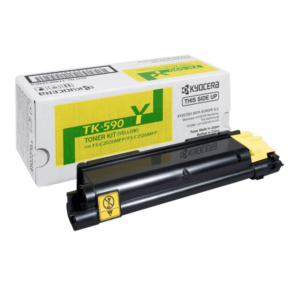 Kyocera TK-590Y Yellow Toner Cartridge (Original)