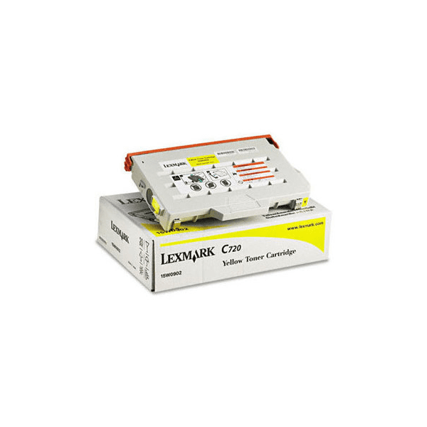 Lexmark 0015W0902 Yellow Toner Cartridge (Original)