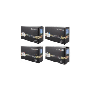 Lexmark 24B582 Return Program Black & Colour Toner Cartridge 4 Pack (Original)