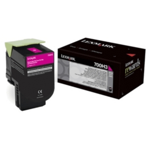 Lexmark 700H3 Magenta Toner High Capacity Cartridge (Original)