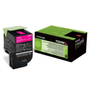 Lexmark 702HM Magenta Toner High Capacity Return Program Cartridge (Original)